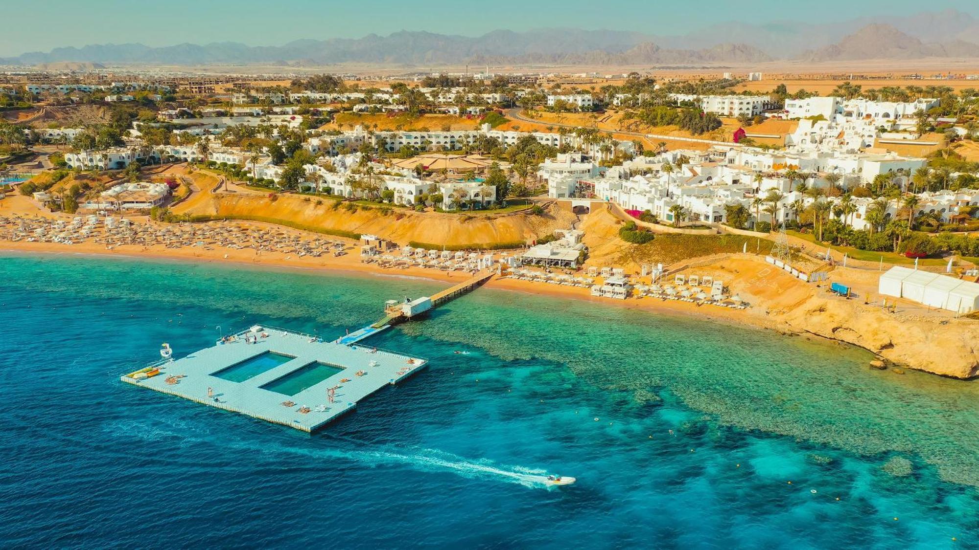 Domina Coral Bay Resort, Diving , Spa & Casino Sharm el Sheikh Esterno foto Aerial view of El Alamein